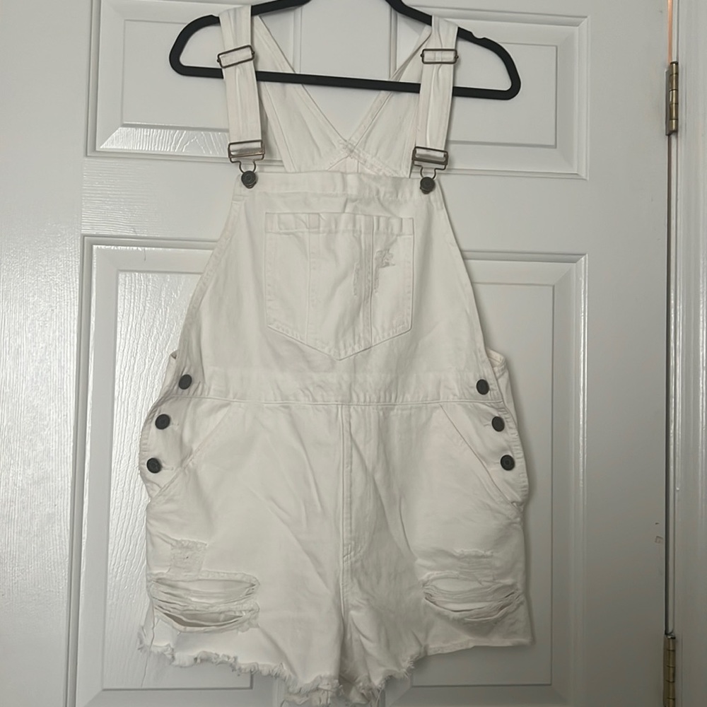 Show Me Your Mumu White Overalls